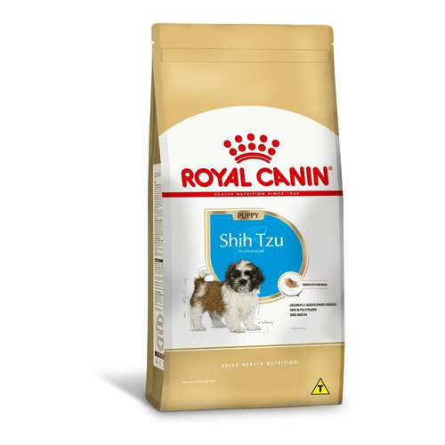 Alimento Shih Tzu de Royal Canin Breed Health Nutrition para cachorros de razas pequeñas, mezcla de sabores en una bolsa de 2,5 kg