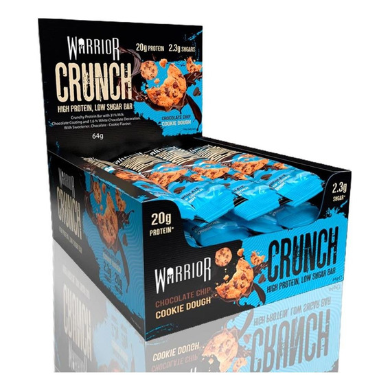 Barras De Proteína Warrior Crunch Bar 12 Unidades