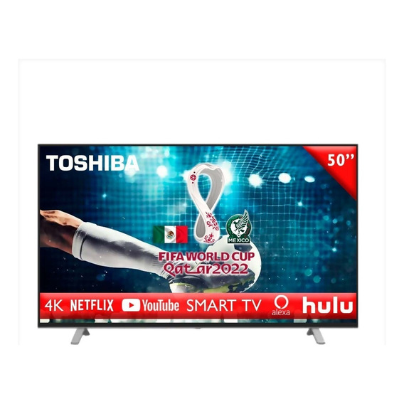 Smart TV Toshiba 50 pulgadas Pantalla LCD 4K Ultra HD, Serie C350, Modelo 50C350KU Sistema Operativo Fire TV 120V