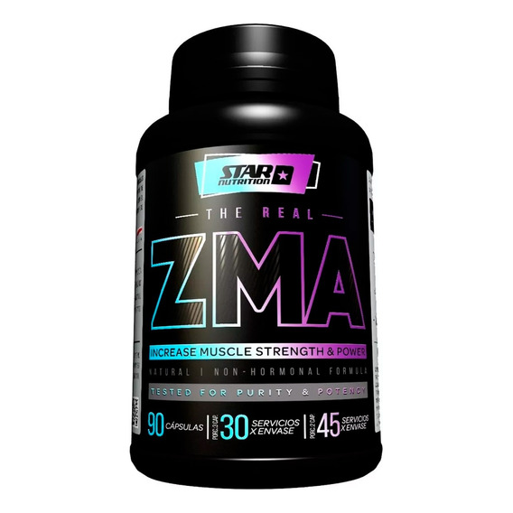 Zma Star Nutrition Zinc Magnesio Vitamina B6 Hormonal 90 Cap