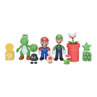 Figuras Mario Bros Articuladas Coleccion X 13 Figuras