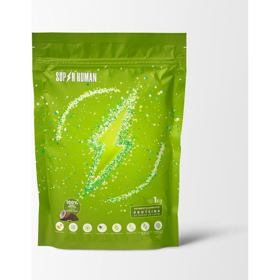 Proteína Zero Carbs Isolate - Supr Human - 1kg Sabor Cocolate