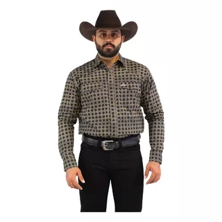 Camisa Vaquera Caballero Icy Denver Biznaga Negra