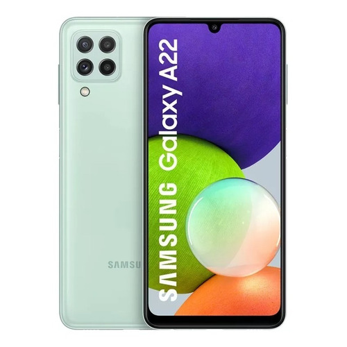 Celular Samsung Galaxy A22 4gb + 128gb Liberado Verde Color Verde claro