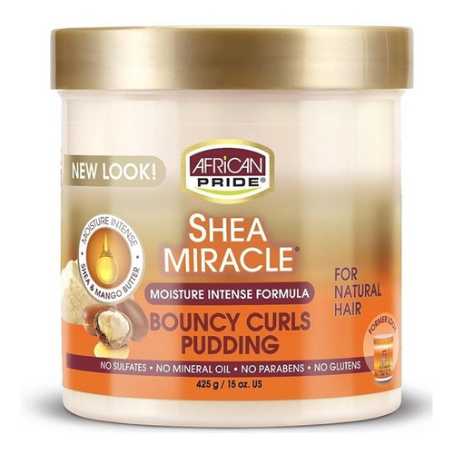 African Pride Shea Miracle Bouncy Curls Pudding 425g