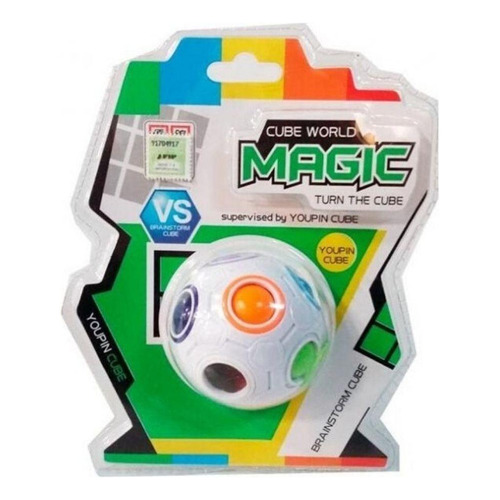 Cube World Magic Cubo Magico Pelota Rainbow Finhop Jyj014 Color De La Estructura Blanco