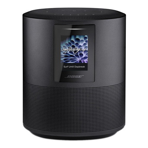 Bocina inteligente Bose Home Speaker 500 con asistente virtual Google Assistant, pantalla integrada color triple black 100V/240V