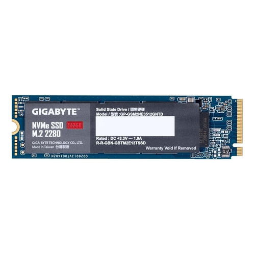 Disco sólido SSD interno Gigabyte GP-GSM2NE3512GNTD 512GB