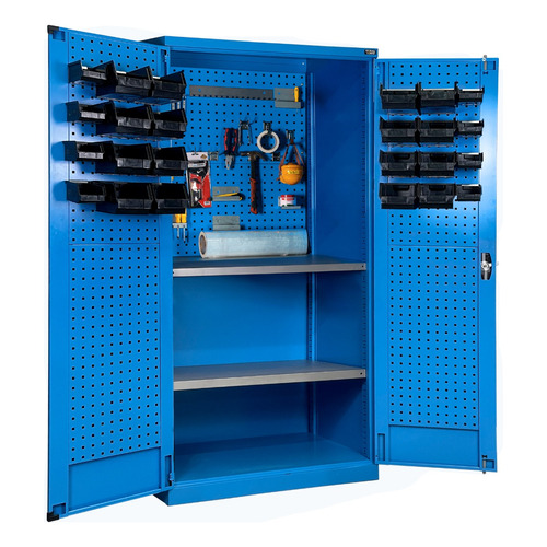 Armario Storage Compat 102x55x200cm Para 800 Kg Faa140360 Color Azul