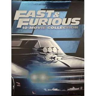 Blu Ray Fast & And Furious 10 Movie Collection Box