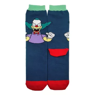 Medias Divertidas De Diseño Krusty Payaso Unisex Regalo C