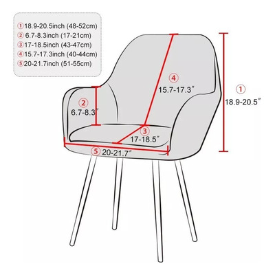 Funda Elástica Para Sillón Alto Para Silla Comedor En Casa