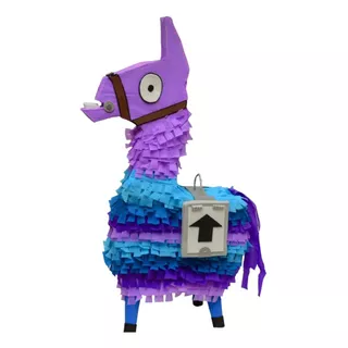 Piñata Llama Fortnite Para Fiesta Evento Decoración