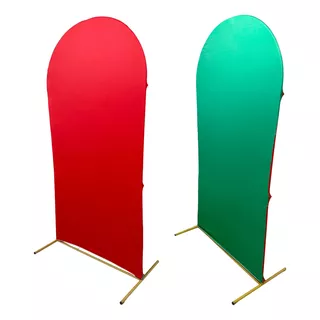 Capa Para Painel Romano Picolé Lisa Versátil 2 Em 1 Duas Cor Cor Vermelho E Verde Personagem Liso