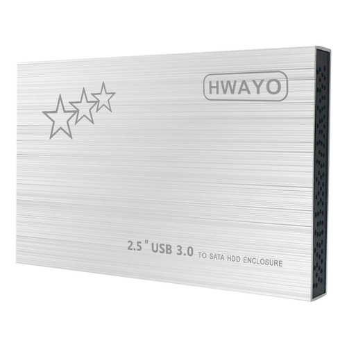 Disco Duro Hwayo Wayo 750gb Disco Duro Externo Portable 2.5 Color Plateado