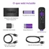 Roku Express 4K | Dispositivo de streaming HD/4K/HDR com controle remoto simples e botões de atalho. Inclui Cabo HDMI® Premium
