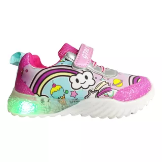 Zapatillas Importada Con Luz Led Infantiles Niña Versión 2.0