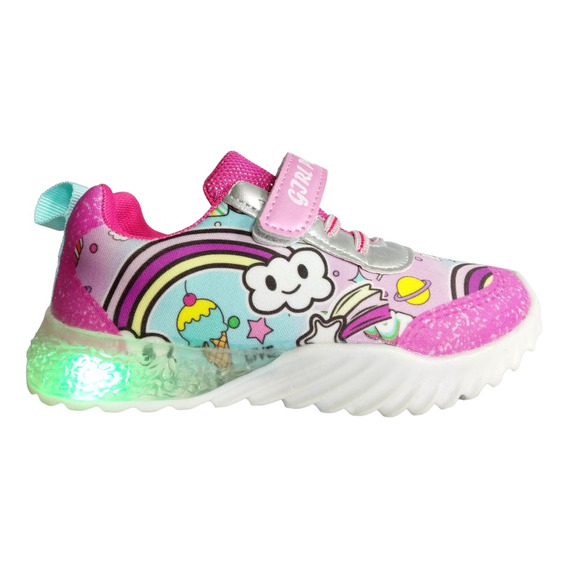 Zapatillas Importada Con Luz Led Infantiles Niña Versión 2.0