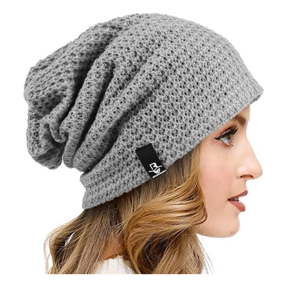 Vecry Gorro De Punto Holgado Para Mujer, Gorro De Calavera H