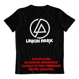 Polera - Dtf - Algodon Organico - Logo Linkin Park