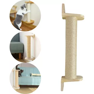 Arranhador Parede Gatos Vertical Sisal Poste Brinquedo Pet