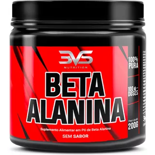 Beta Alanina 3vs 200g - Fórmula Avançada 100% Pura (117 Doses)