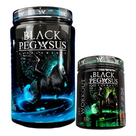 Kit Creatina Monohidratada + Óxido Nítrico Black Pegasus