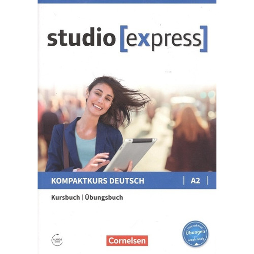 Studio Express A2 - Kurs-un Ubungbuch, De Funk, Hermann. Editorial Cornelsen, Tapa Blanda En Alemán, 2017