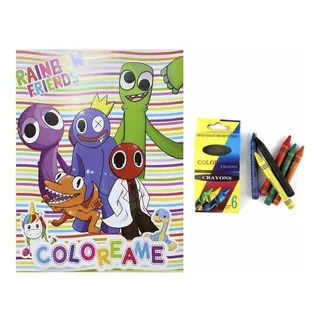 Rainbow Friends 35 Libros Para Colorear Rainbow Libro 35 Pz