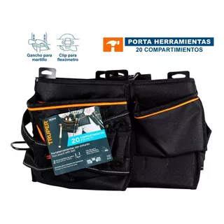 Porta Herramientas Poliester 20 Compartimentos Truper 15314