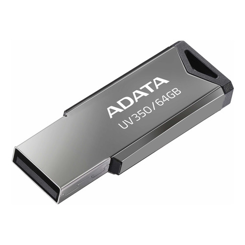 Memoria Usb Adata Uv350 64gb Usb3.2 Acabado Metal Brillante