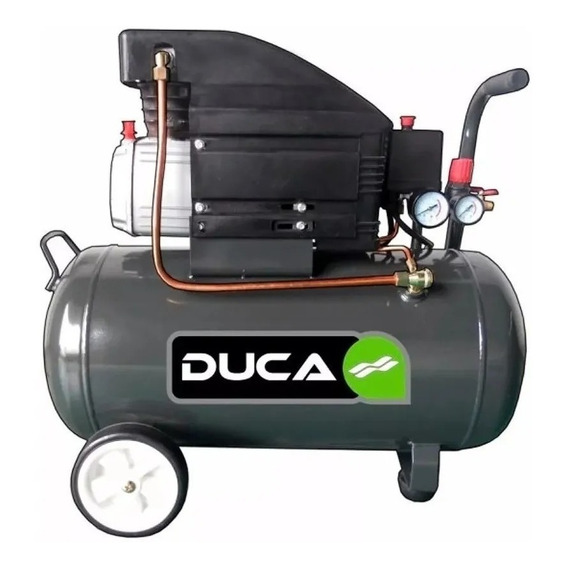 Compresor Duca Pro 50lts 2,5hp C/ Ruedas Dos Manometros