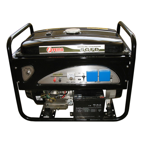Generador portátil Fema 6600 5500W monofásico con tecnología AVR 220V