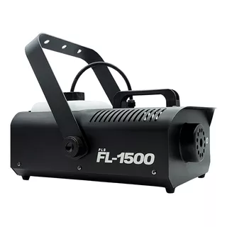 Maquina De Humo Pls Fl-1500 Con Control Remoto Y Dmx Color Negro