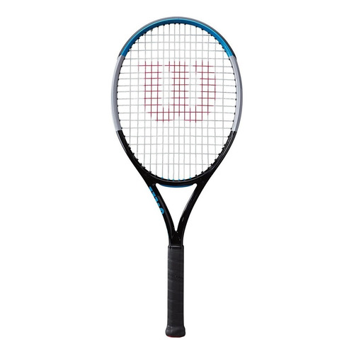 Raqueta Ultra V3 100 Wilson 4 3/8 Color Negro, Plateado y Azul