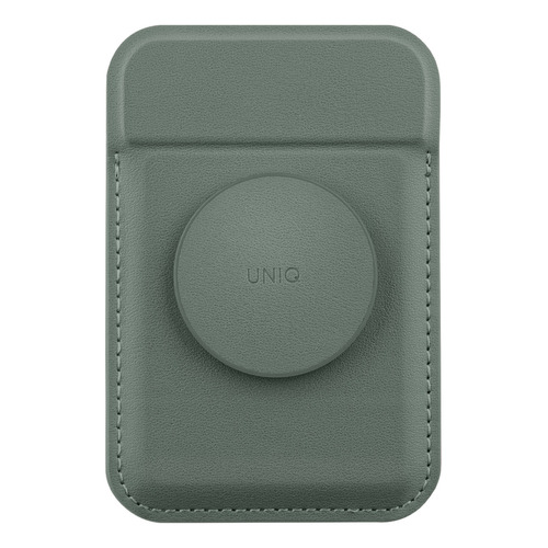 Porta Tarjeta / Tarjetero Magnético Para iPhone - Marca Uniq - Modelo Flixa - Verde