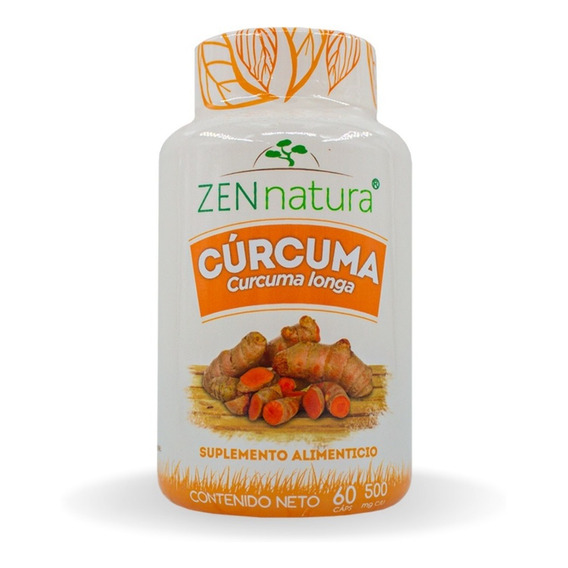 Curcuma 60 Cápsulas Zen Natura Sabor Sin sabor