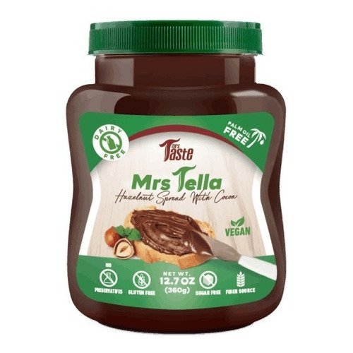 Mrs Taste Crema De Avellana Con Cacao Mrs Tella Sin Tacc