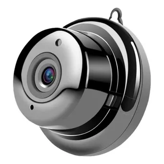 Micro Câmera Ip Mini Espiã Wi-fi Hd Visão Noturna Som Alarme Cor Preto