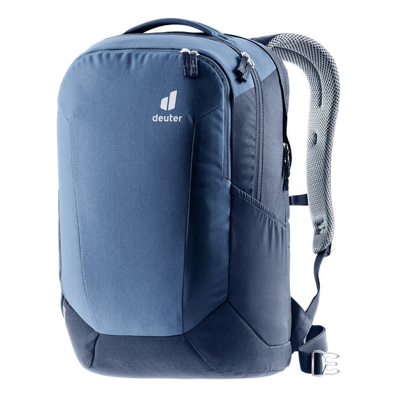 Mochila para cuaderno de oficina Giga, 28 litros, Deuter, color azul, diseño de tela lisa, 15 pies