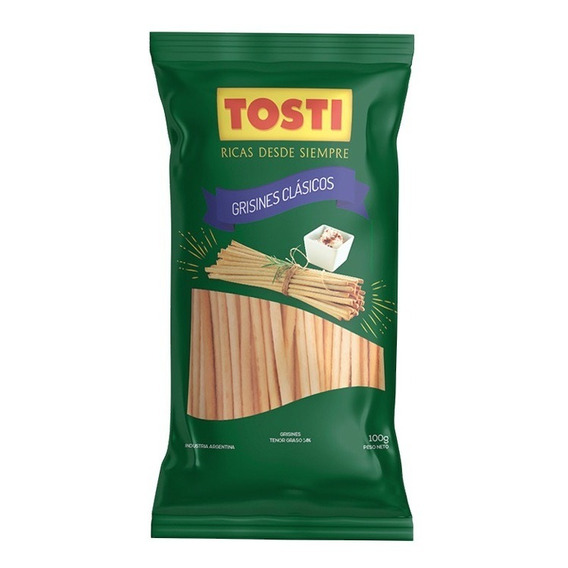 Oferta! Grisines Tosti Clasicos 100g Cintitas Snack Cracker