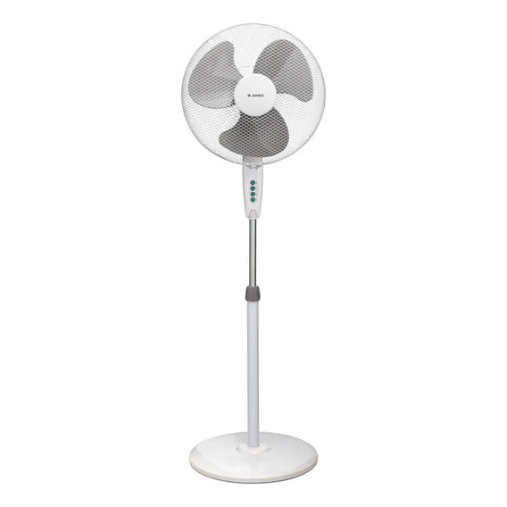 Ventilador De Pie James Vca 16 Pie Blanco 3 Aspas Sensacion Diámetro 40 cm Material de las aspas Plástico