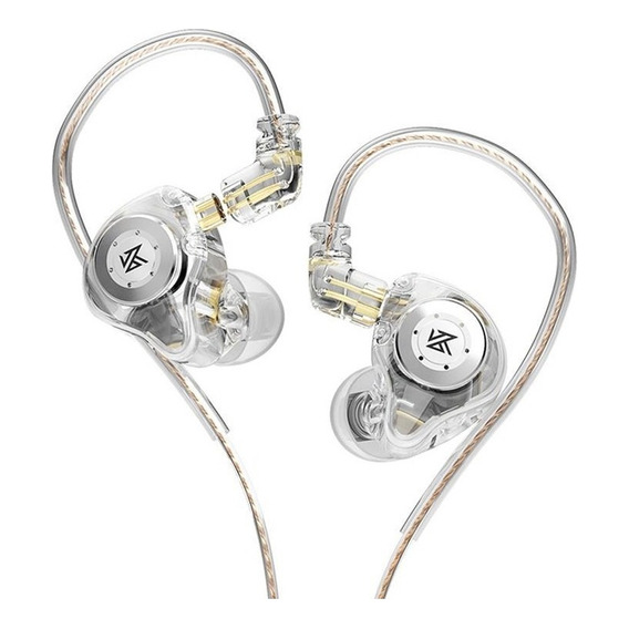 Auriculares in-ear KZ EDX Pro without mic cristal