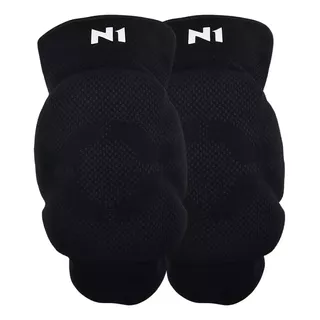 Joelheira Vôlei Profissional Knit 3d Spry N1 Sport Cor Preto Tamanho G