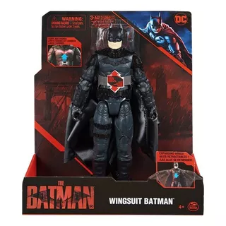 Muñeco Wingsuit Batman 30cm Figura Articulada Premium