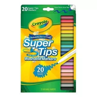 Marcadores Crayola Super Tips 20 Unidades