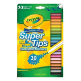 Marcadores Crayola Super Tips 20 Unidades