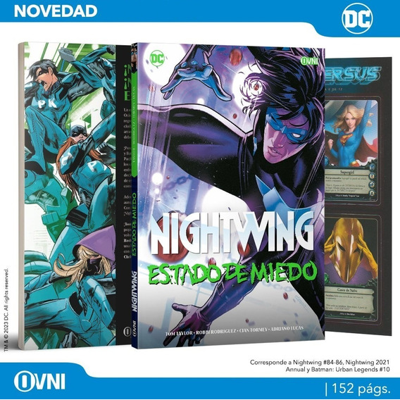 Cómic, Dc, Nightwing Estado De Miedo Ovni Press