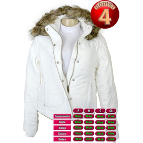 jaqueta de frio branca feminina