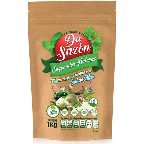 Consomé Sazonador Vegetal Finas Hierbas Da Sazón Vegano 1kg